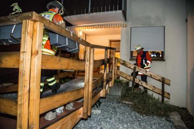 Winnenden-Hertmannsweiler: Brand auf Holzrollstuhlrampe - Was es Brandstiftung?